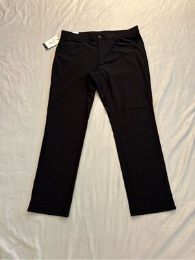 Penguin Sport Men's 34x30 Golf 5 Pocket Pants Caviar Black OGKBSFH4 NWT $95